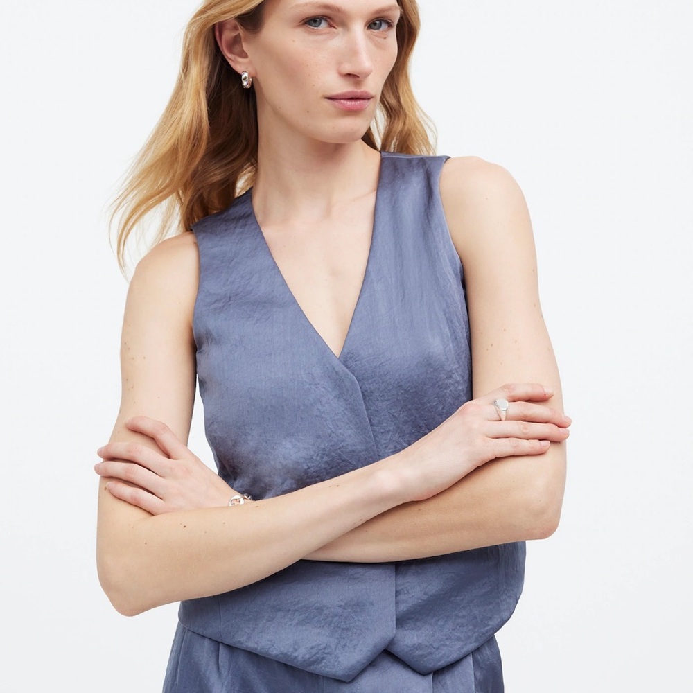 Madewell Button-Front Vest Top